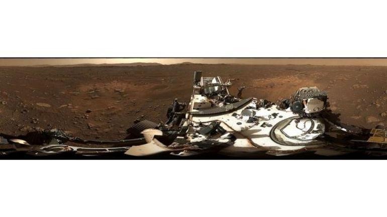 Perseverancetan Mars panoraması gözler önüne serildi