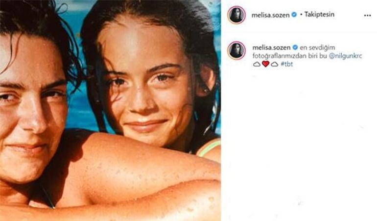 Melisa Sözen takipçilerini geçmişe götürdü