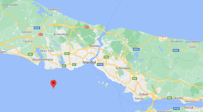 Son dakika... Marmara Denizinde deprem