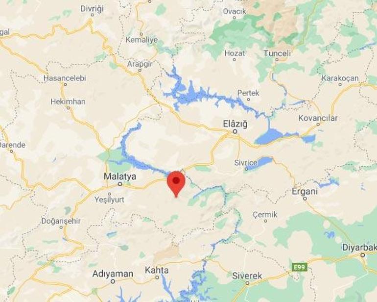 Son dakika Malatyada 3.7 büyüklüğünde deprem