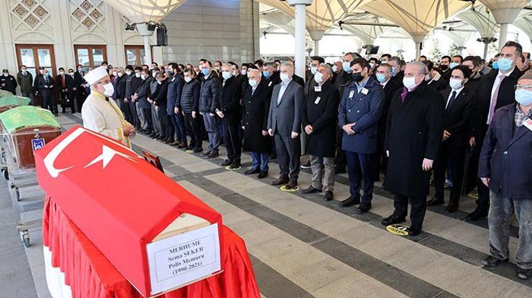 TBMM Başkanı Şentop, Sema Şekerin cenaze törenine katıldı