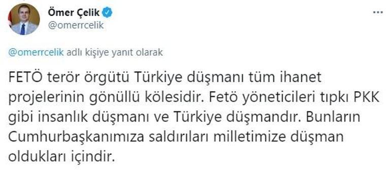 AK Parti Sözcüsü Çelik: FETÖ bir ihanet şebekesidir