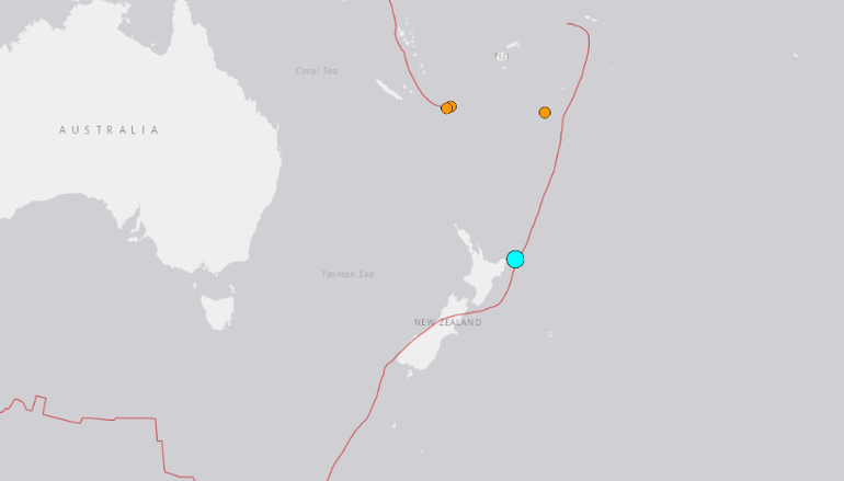 Son dakika Yeni Zelanda açıklarında şiddetli deprem