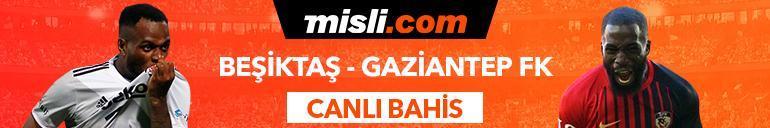 Beşiktaş - Gaziantep FK maçı Tek Maç ve Canlı Bahis seçenekleriyle Misli.com’da