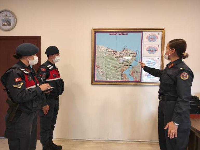 İstanbulun ilk kadın jandarma karakol komutanı oldu