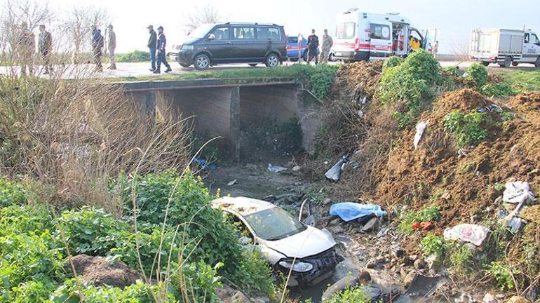 Hatayda feci kaza Araç dereye devrildi, 3 kişi öldü