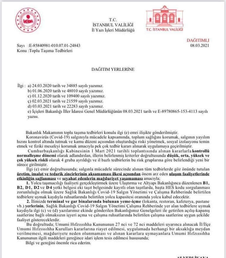 Son dakika: Şehirler arası otobüslerde yüzde 50 koltuk sınırlaması kaldırıldı