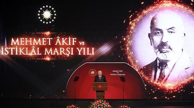 Son dakika: Cumhurbaşkanı Erdoğan: İstiklal Marşı 84 milyonun ortak paydasıdır