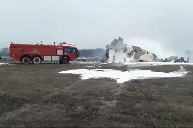 Son dakika... Kazakistanda An-26 tipi uçak düştü