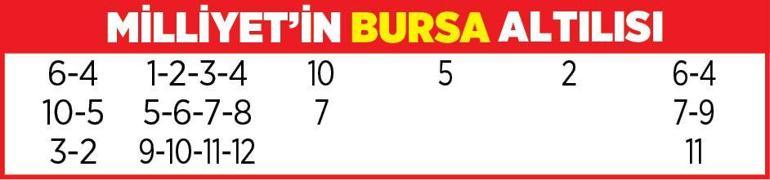 Altılı ganyanda bugün (17 Mart)