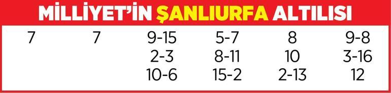 Altılı ganyanda bugün (18 Mart)