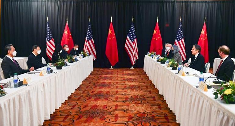 Son dakika: ABD ile Çin heyetlerinin Alaska toplantısı başladı
