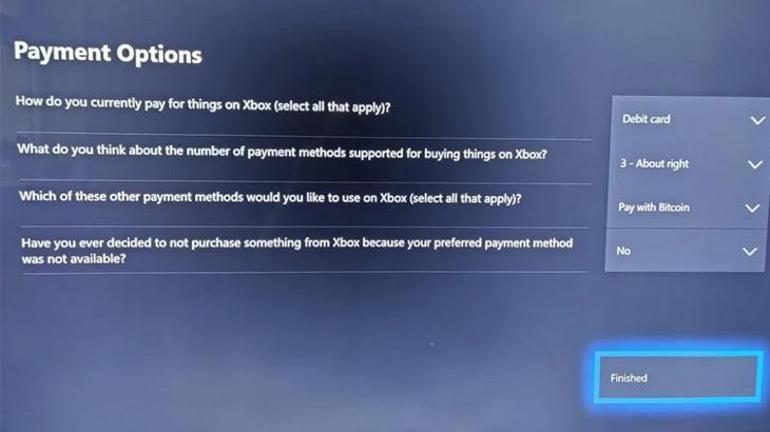 Microsoft, Xbox için ödeme seçeneklerinden birini Bitcoin yapabilir