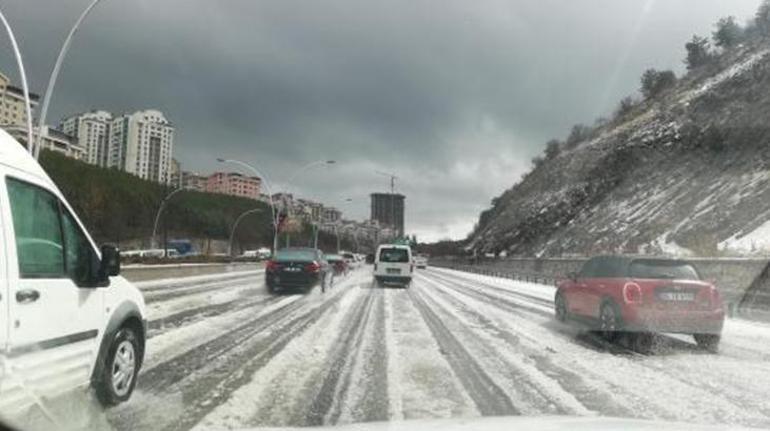 Son dakika haberi... Ankarada dolu sürprizi Dakikalar içinde kent beyaza büründü