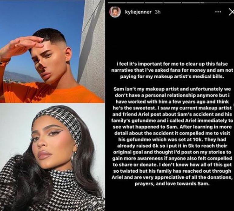 Kylie Jenner: Nasıl yardımsever olduğumu herkes bilir