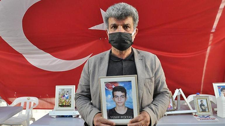 HDP önünde eylem yapan baba: Evladını almadan kimse buradan ayrılmayacak