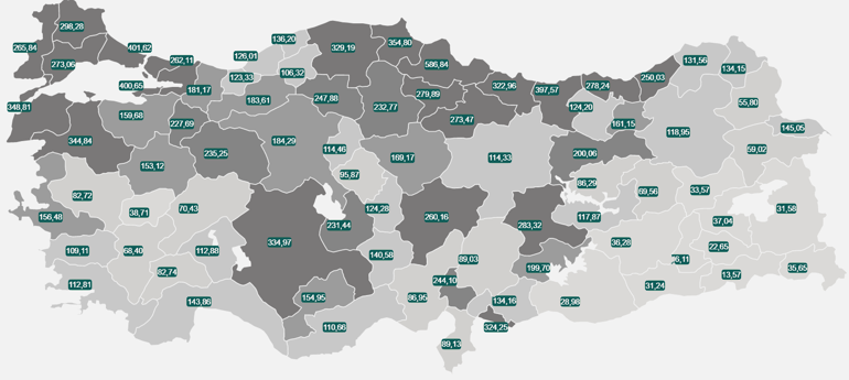 Yeni koronavirüs risk haritası yayımlandı Türkiye kırmızıya boyandı İşte düşük-orta-yüksek ve çok yüksek riskli iller...