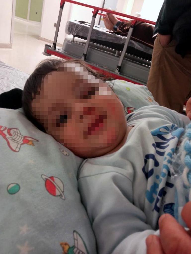 Kahreden olay Yürüteçle merdivenden düşen Asaf bebek ağır yaralandı