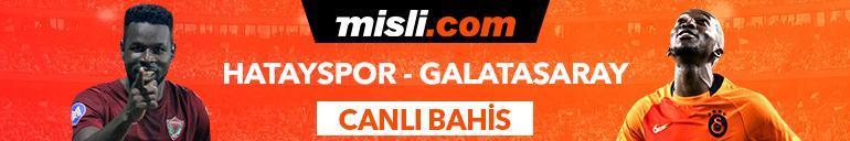 Hatayspor - Galatasaray maçı Tek Maç ve Canlı Bahis seçenekleriyle Misli.com’da