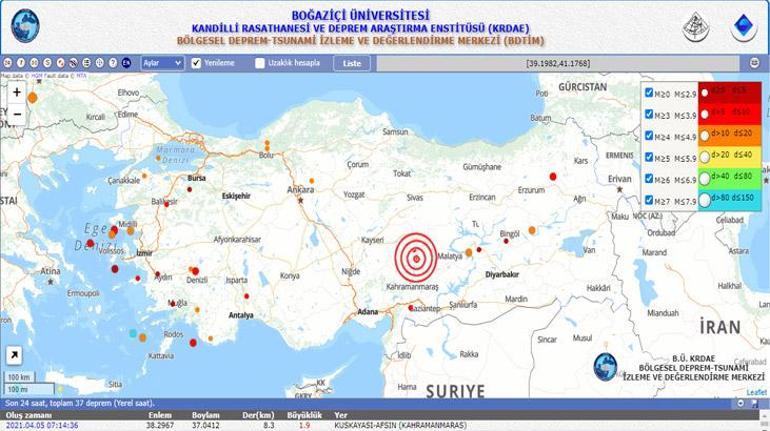 Son Dakika Depremler: AFAD - Kandilli Rasathanesi deprem listesi - Deprem mi oldu