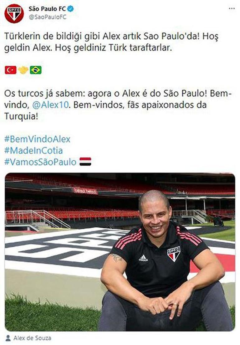 Son dakika - Sao Paulo, Alexi resmen duyurdu