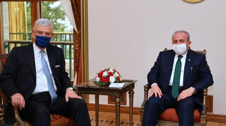 TBMM Başkanı Mustafa Şentop, BM 75. Genel Kurul Başkanı Bozkırı kabul etti