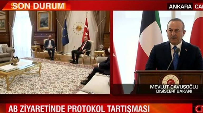 Son dakika... AB ziyaretindeki protokol tartışmasıyla ilgili Bakan Çavuşoğlundan açıklama