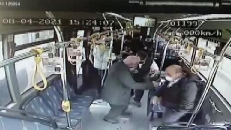 Sarıyerde İETT şoförüne mermerli saldırı