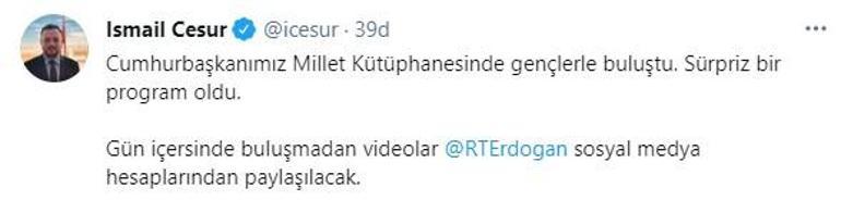 Son dakika... Cumhurbaşkanı Erdoğandan gençlere sürpriz