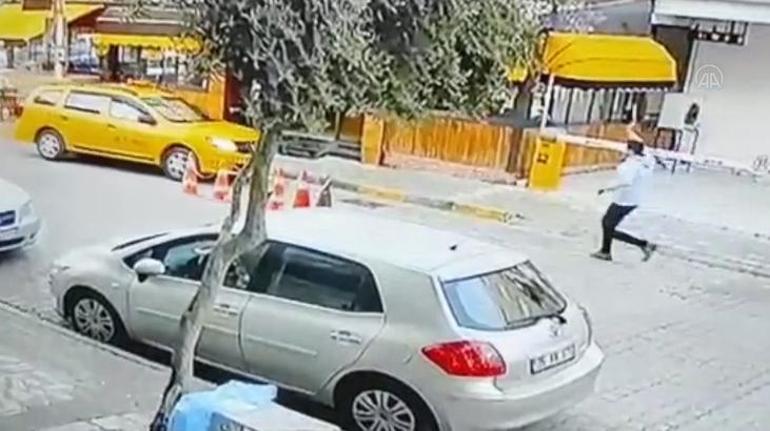 Son dakika... İzmirde kadın yolcu taksiyi kaçırdı, diğer taksiler kovaladı