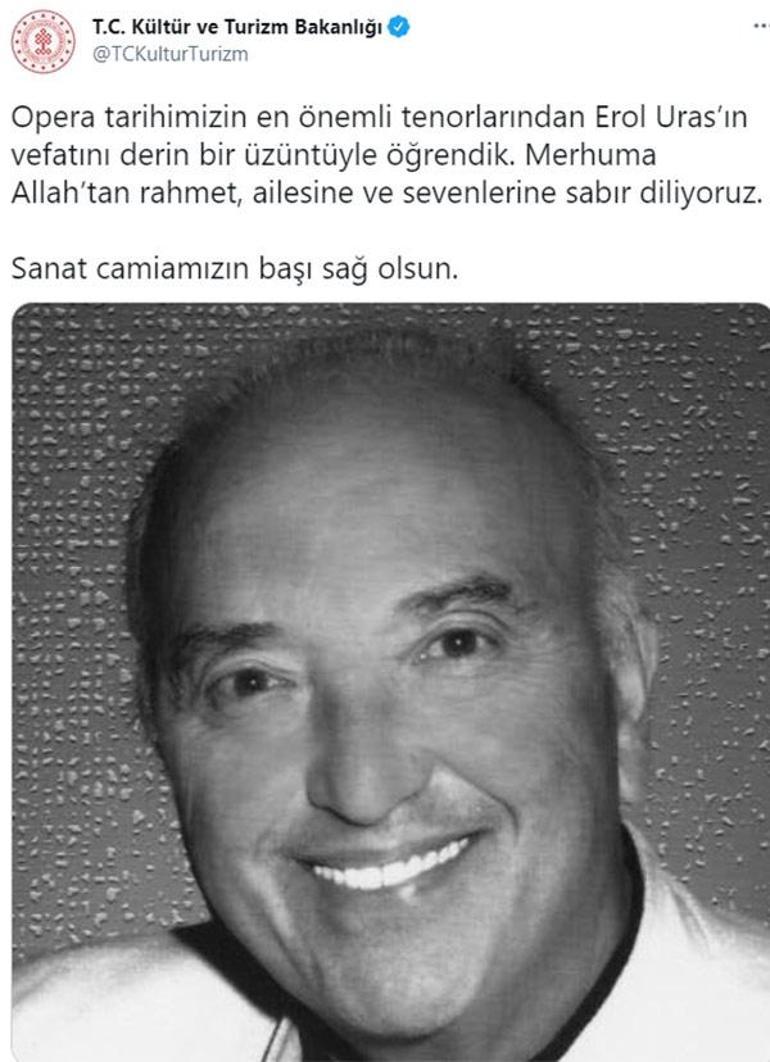Usta sanatçı Erol Uras yaşamını yitirdi