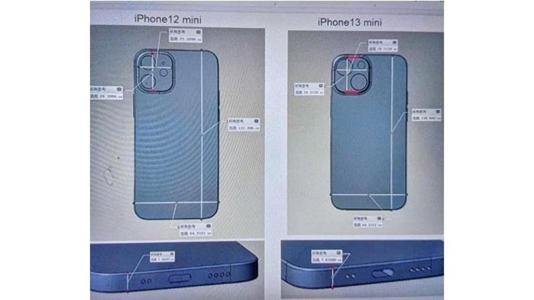 iPhone 13 Mini ilk kez görüldü Böyle mi görünecek