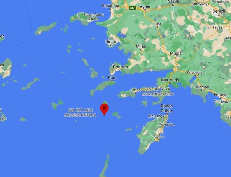 Son dakika Muğla açıklarında 3.9 büyüklüğünde deprem