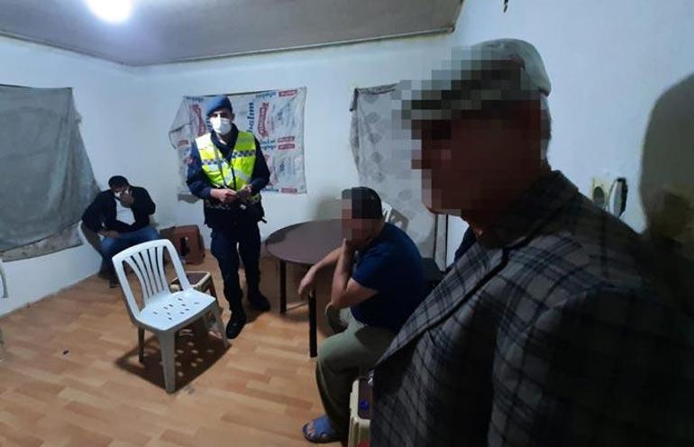 16 kişiye baskın Polis dolabı açınca şoke oldu