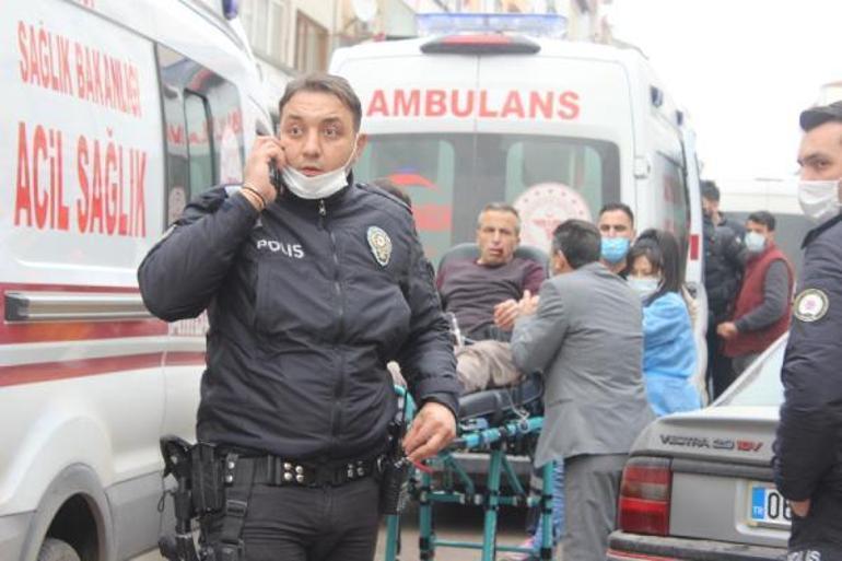 Sokak ortasında vuruldu Korkunç an kamerada