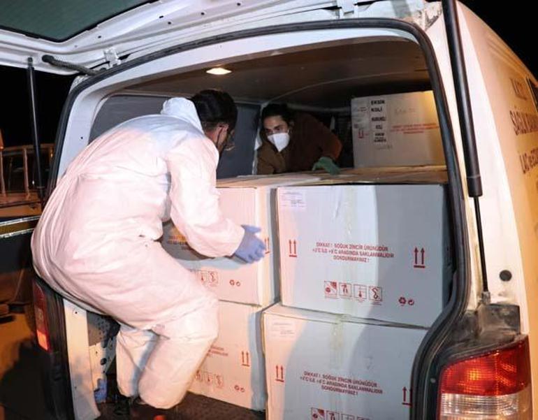 Türkiyeden KKTCye 40 bin doz covid-19 aşısı daha gönderildi