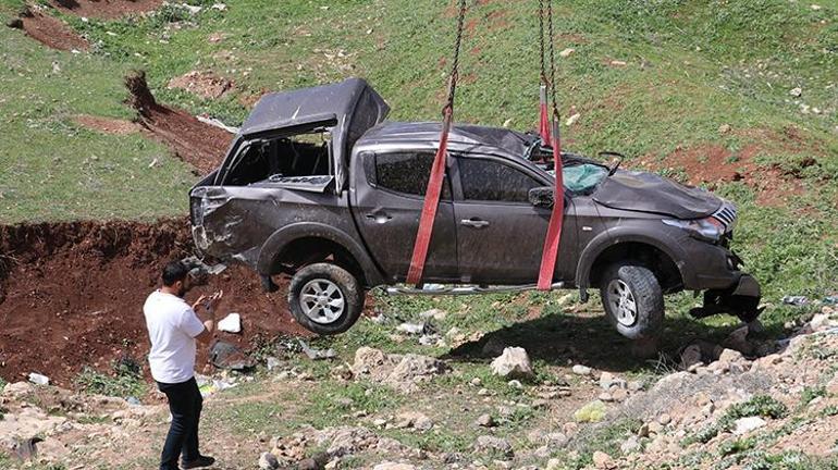 Siirtte feci kaza Devrilen pikabın sürücüsü hayatını kaybetti