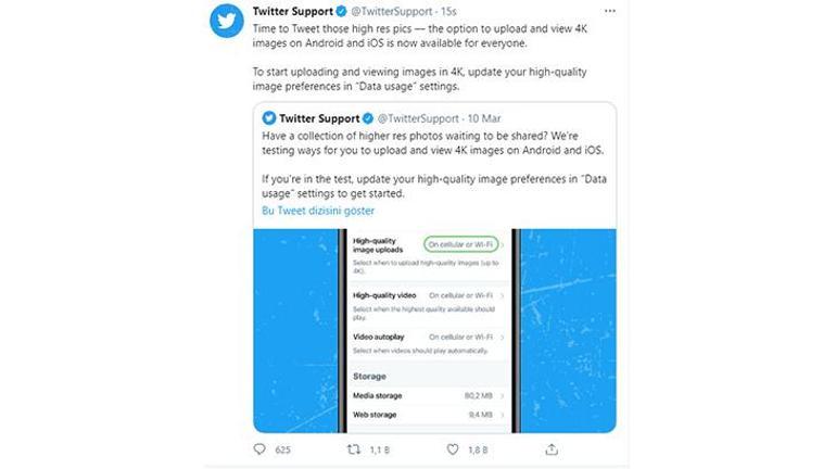 Twitter hem iOS hem de Android için yeni özellik sundu