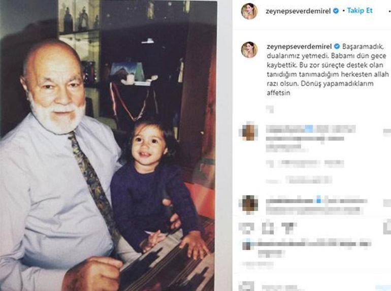 Zeynep Severin baba acısı: Başaramadık