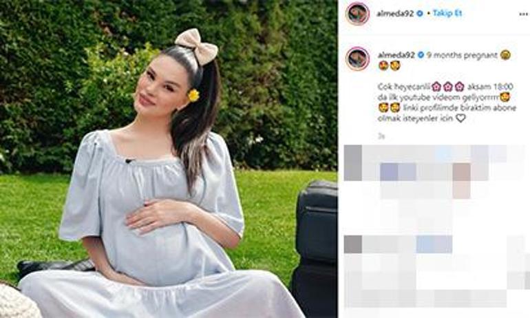 Almeda Abaziyi bebek heyecanı sardı