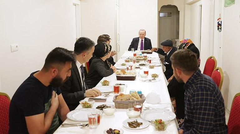 Cumhurbaşkanı Erdoğandan sürpriz iftar ziyareti