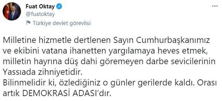 Cumhurbaşkanı Yardımcısı Oktay: Özlediğiniz o günler geride kaldı