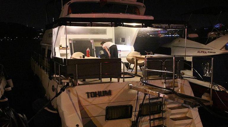 Bebekte lüks teknede yangın