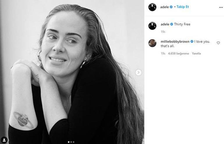 Adele yeni yaşını böyle kutladı