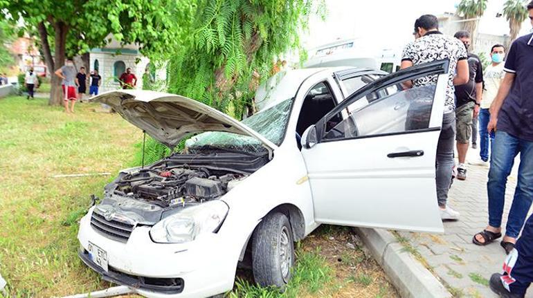 Eşinin kaza yaptığını duyunca hastaneye koştu, nişanlı olduğunu öğrendi