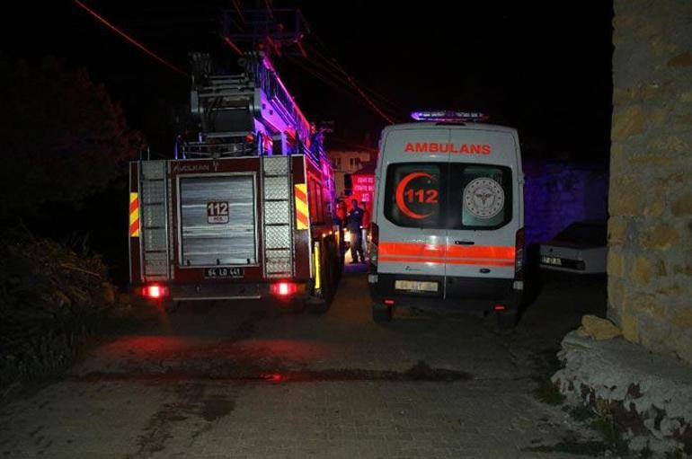 Korku dolu anlar Tamamen yandı