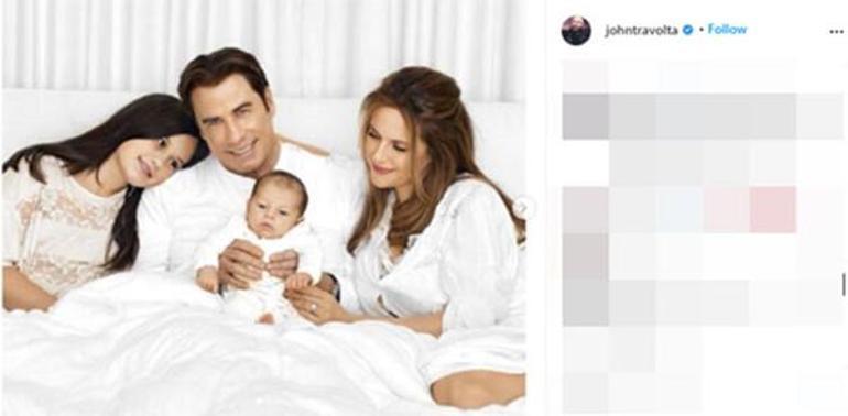 John Travolta kaybettiği eşinin Anneler Gününü kutladı