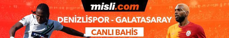 Denizlispor - Galatasaray maçı Tek Maç ve Canlı Bahis seçenekleriyle Misli.com’da