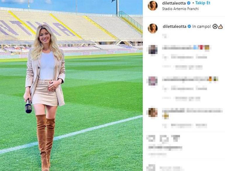 Diletta Leottadan tektaşlı mesaj