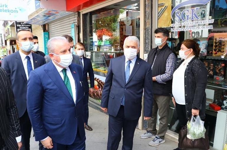 TBMM Başkanı Şentop, Tekirdağda incelemelerde bulundu